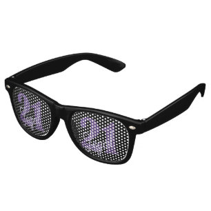 Lunettes De Fête Retro Purple 21 et juridique   Chic Lavender 21ème anni