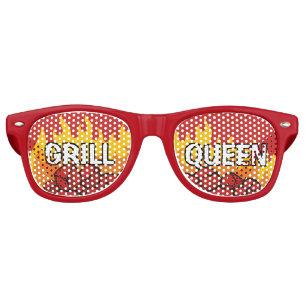 Lunettes De Fête Retro Queen Grill