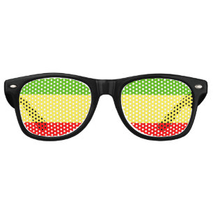 Lunettes De Fête Retro Rasta