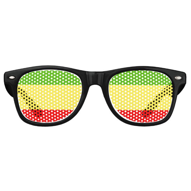 Lunettes De Fête Retro Rasta (Devant)