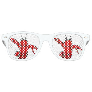 Lunettes De Fête Retro Red Lobster Adult Party Shades
