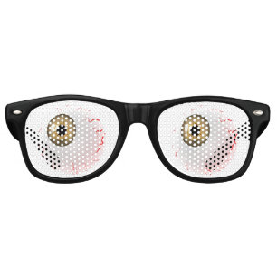 Lunettes De Fête Retro REGARDEZ dans l'oeil brun sans un clin d'oeil