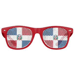 Lunettes De Fête Retro République dominicaine