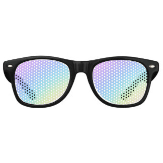 Lunettes De Fête Retro Retro Rainbow Ombre Gradient Blur Abstract Design