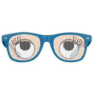 Lunettes De Fête Retro Roll d'oeil