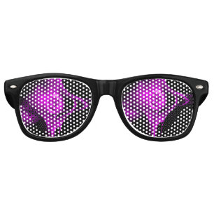 Lunettes De Fête Retro Rose FRACTAL VIOLET PURET