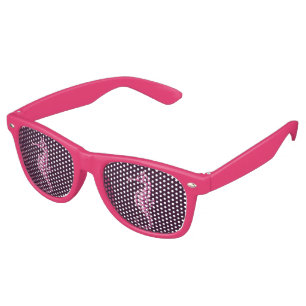 Lunettes De Fête Retro Rose hippocampe