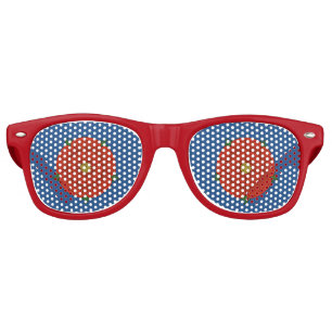 Lunettes De Fête Retro Rose rouge de Lancaster