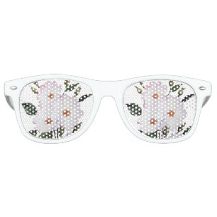 Lunettes De Fête Retro Roses roses roses Ballerina Aquarelle Illustration