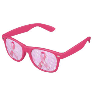 Lunettes De Fête Retro Ruban rose