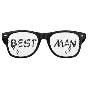 Lunettes De Fête Retro Shades du parti "Best Man"