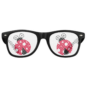 Lunettes De Fête Retro Shades du parti rétro Ladybug