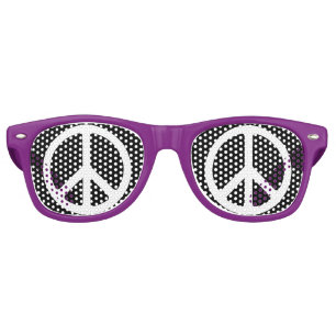 Lunettes De Fête Retro Signe de paix
