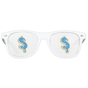 Lunettes De Fête Retro Signe dollar