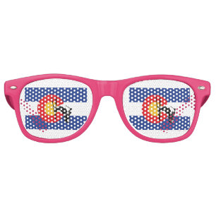 Lunettes De Fête Retro Ski du Colorado