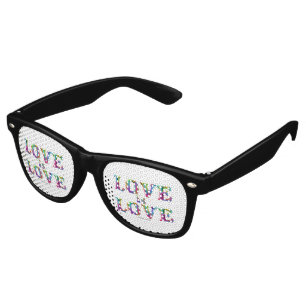 Lunettes De Fête Retro SlipperyJoe amour est l'amour goutte à goutte de f