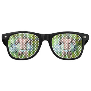 Lunettes De Fête Retro SlipperyJoe's homme adulte très musclé torse nu