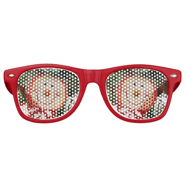 Lunettes De Fête Retro Snowman (Devant)