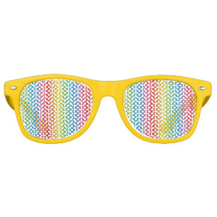 Lunettes De Fête Retro Soutien LGBT Gay Lesbian Pride Rainbow Shades