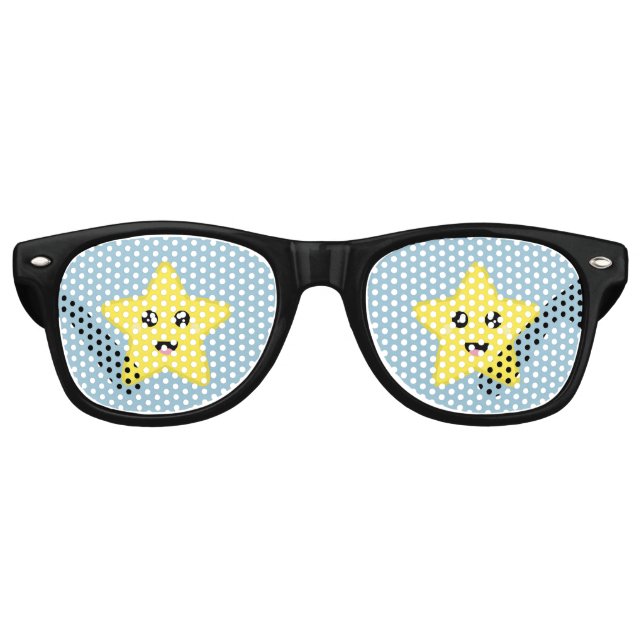 Lunettes De Fête Retro Star de Kawaii (Devant)