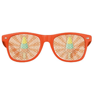Lunettes De Fête Retro Stick Sorbet en forme de cône