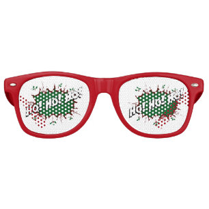 Lunettes De Fête Retro Super héros Ho ! Ho ! Ho !