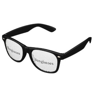 Lunettes De Fête Retro Supprimer ce texte et ajouter votre propre concept
