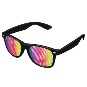 Lunettes De Fête Retro Symbole de mouvement social LGBT