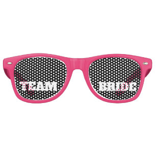 Lunettes De Fête Retro Team Bride Mariage Bachelorette Party