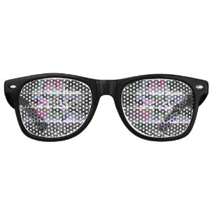 Lunettes De Fête Retro Techno Bouquet