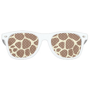 Lunettes De Fête Retro Teintes de la partie d'impression Giraffe