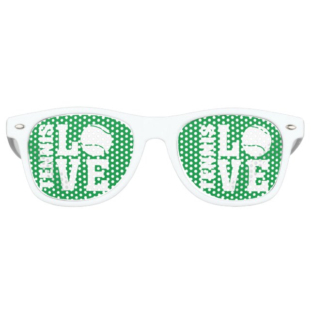 Lunettes De Fête Retro Tennis Party Shades (Devant)
