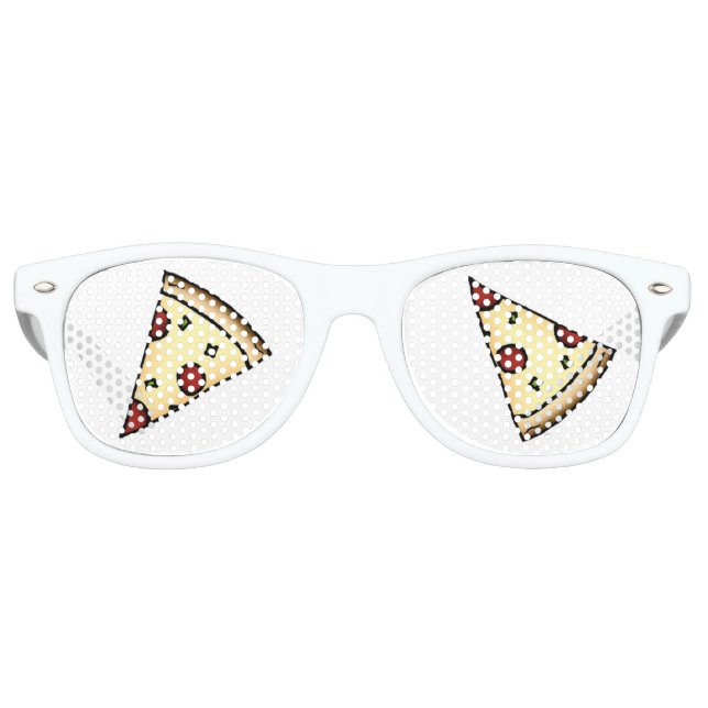 Lunettes De Fête Retro Terence L'Araignée Pizza Shades (Devant)