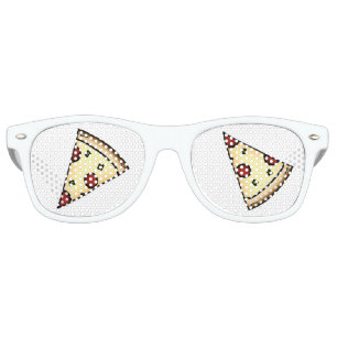 Lunettes De Fête Retro Terence les nuances de pizza d'araignée