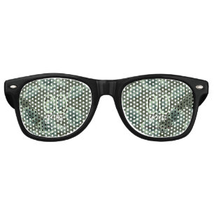 Lunettes De Fête Retro Thème Anémones Cadeau d'anniversaire 60 ans pour f