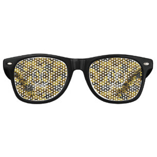 Lunettes De Fête Retro Thème Anémones Cadeaux d'anniversaire cinquante po
