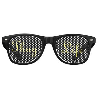Lunettes De Fête Retro Thug Life Shades