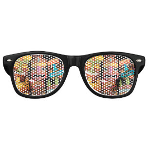 Lunettes De Fête Retro TIKI Pattern 5