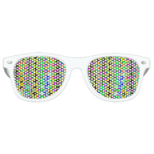 Lunettes De Fête Retro Tissu Pop Art