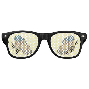 Lunettes De Fête Retro Train de jouets