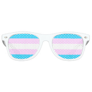 Lunettes De Fête Retro Trans Pride !
