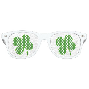 Lunettes De Fête Retro Trèfles