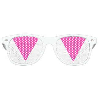 Lunettes De Fête Retro triangle rose