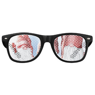 Lunettes De Fête Retro Trois gnomes amusants de Noël Café Mug Stone Magn