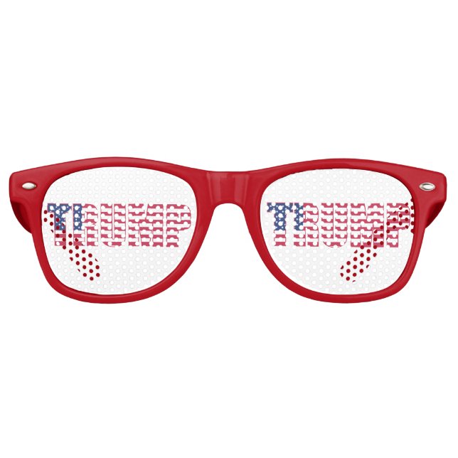 Lunettes De Fête Retro Trump (Devant)