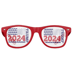 Lunettes De Fête Retro Trump 2024