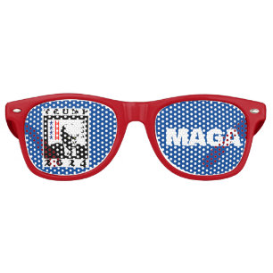 LUNETTES DE FÊTE RETRO TRUMP 2024 RWB