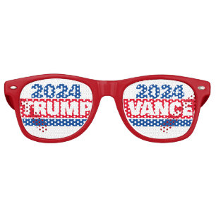 LUNETTES DE FÊTE RETRO TRUMP MAGA 2024