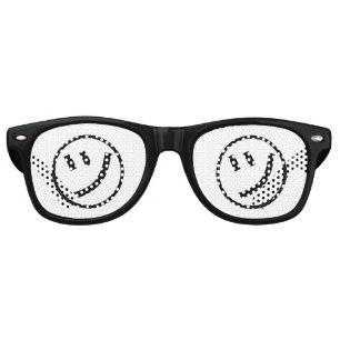 Lunettes De Fête Retro ㋡ Tsu Kana Katakana Smiling Emoji / Emoticon