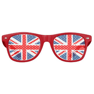 Lunettes De Fête Retro Union Jack